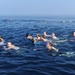 Rescue swimmers on USS Theodore Roosevelt