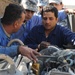 Paratroopers train National Police mechanics on vehicle maintenance