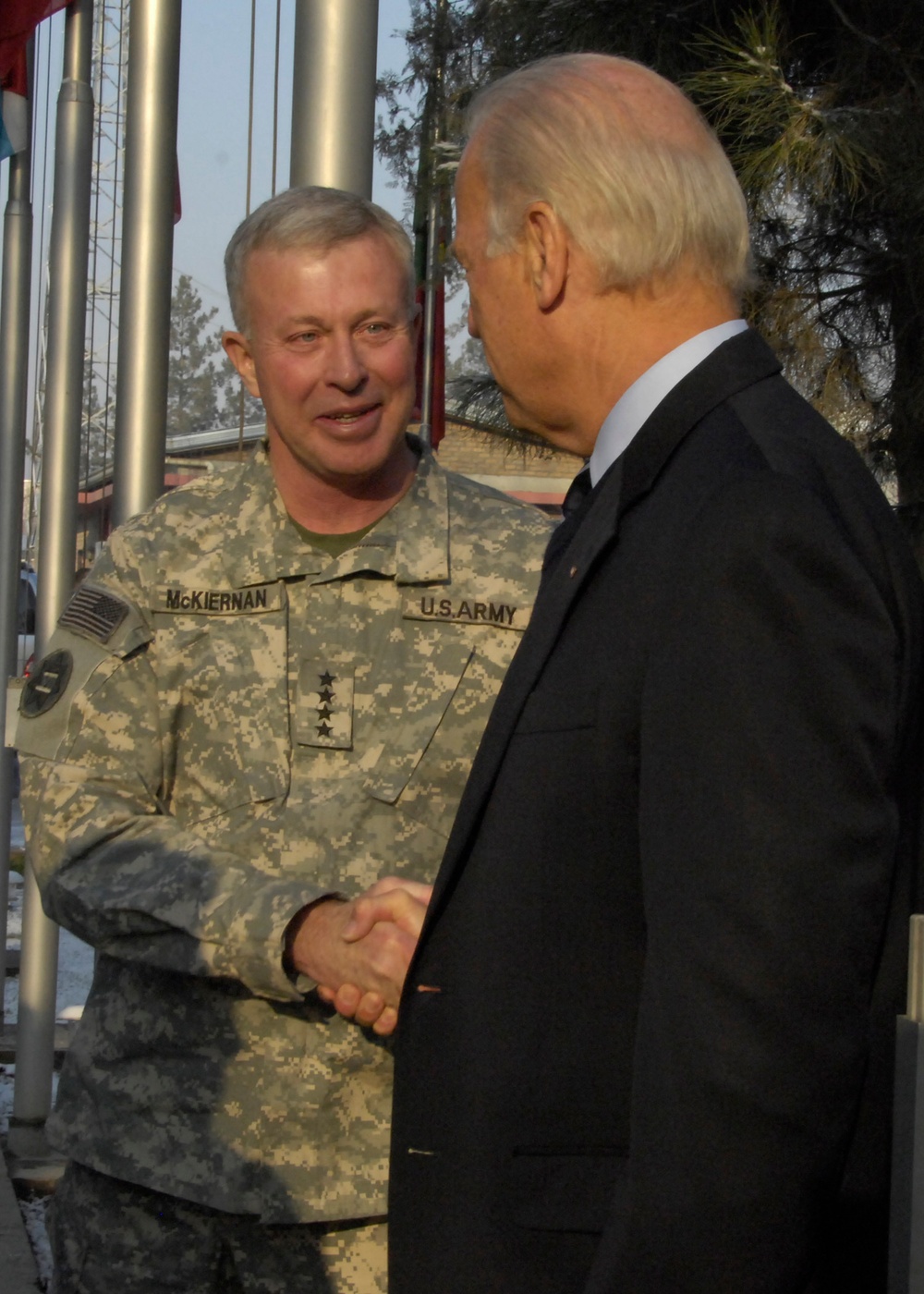 Vice President-elect Joe Biden Visits Headquarters International Security Assistance Force, Kabul, Afghanistan