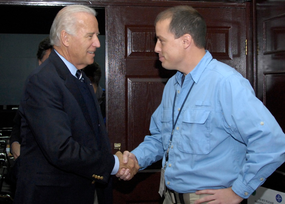 Vice President-elect Joe Biden Visits Headquarters International Security Assistance Force, Kabul, Afghanistan