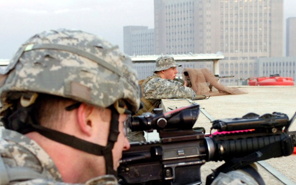 Paratroopers assist with security during National Police graduation ceremony
