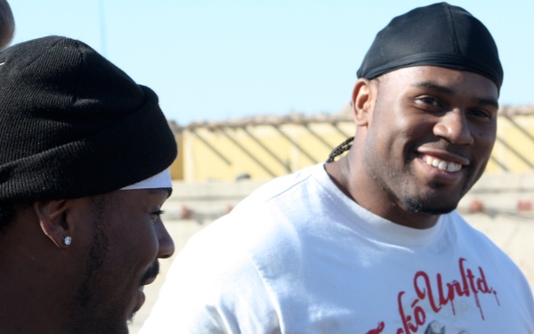 WWE Superstars and Divas Pay a Visit to Cacti Soldiers