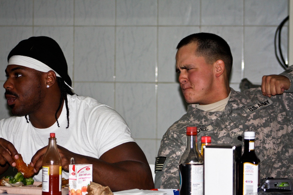 WWE Superstars and Divas Pay a Visit to Cacti Soldiers