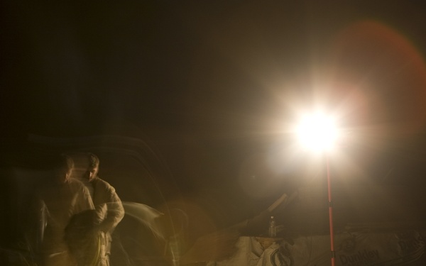 Work at Combat Outpost Iba