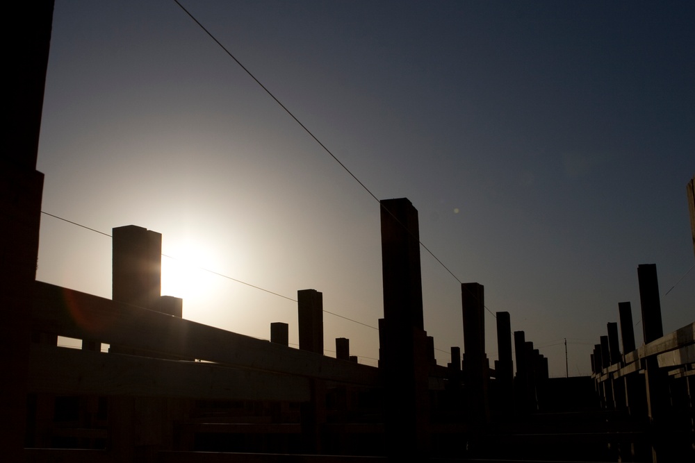 Work at Combat Outpost Iba