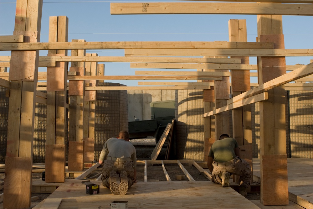Work at Combat Outpost Iba