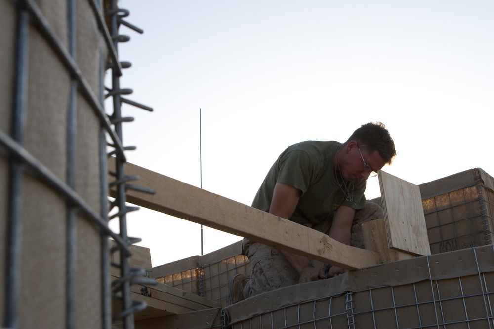 Work at Combat Outpost Iba