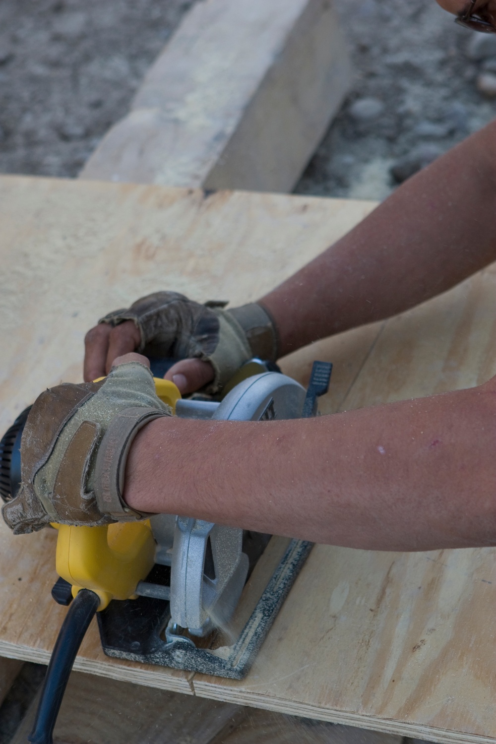 Work at Combat Outpost Iba