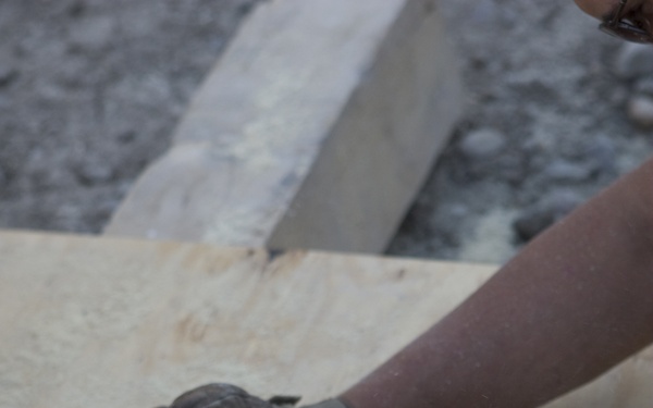 Work at Combat Outpost Iba