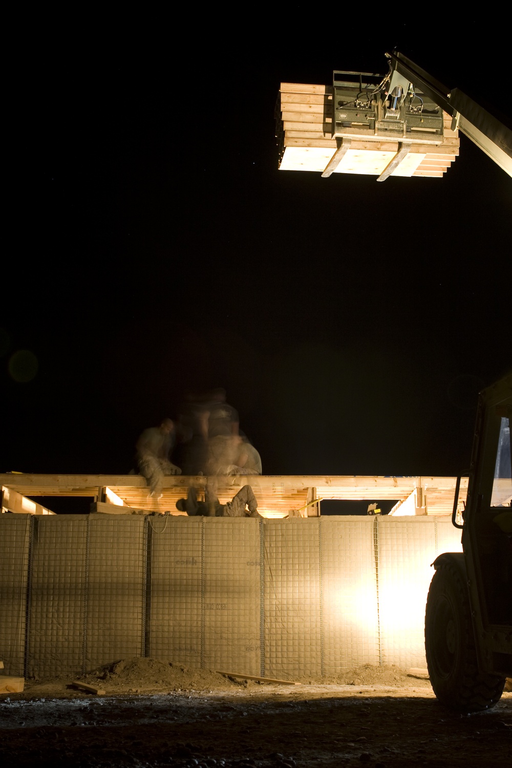 Work at Combat Outpost Iba