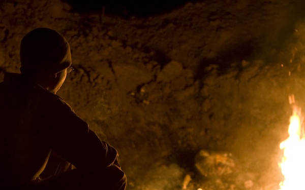 Work at Combat Outpost Iba