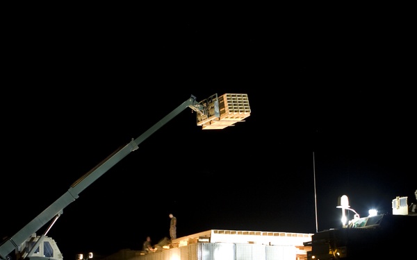Work at Combat Outpost Iba