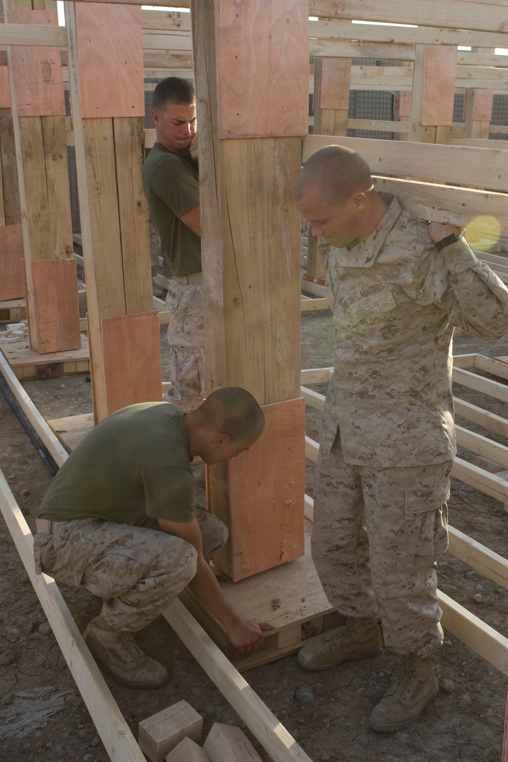 Work at Combat Outpost Iba