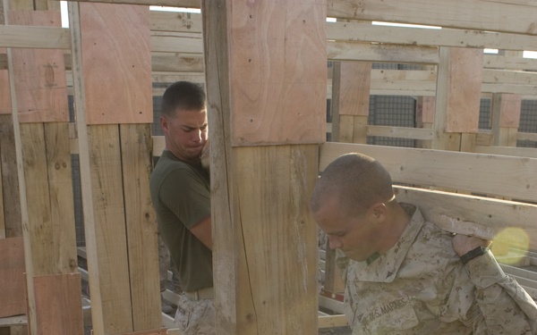 Work at Combat Outpost Iba