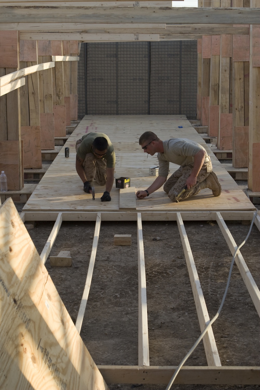 Work at Combat Outpost Iba