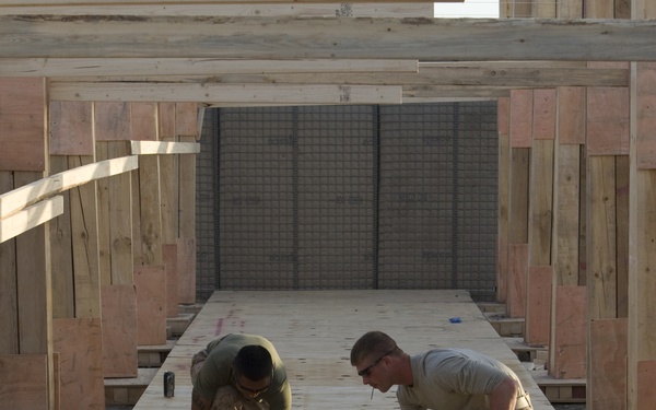 Work at Combat Outpost Iba