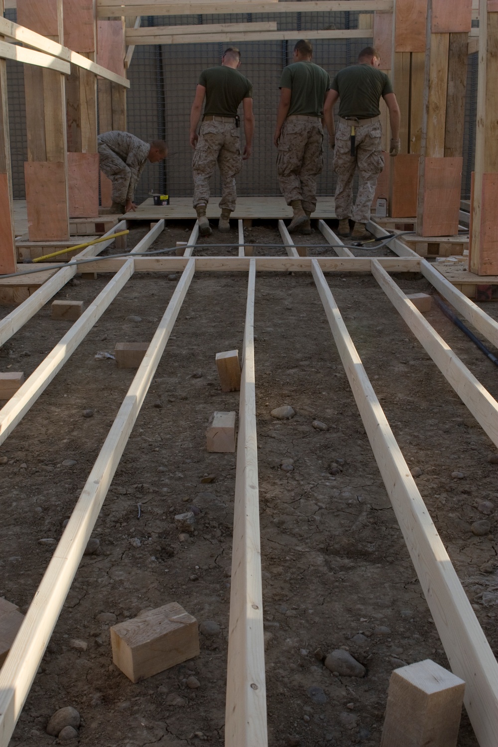 Work at Combat Outpost Iba