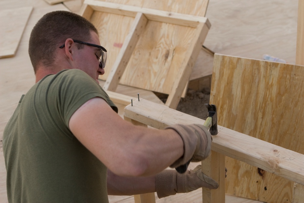 Work at Combat Outpost Iba