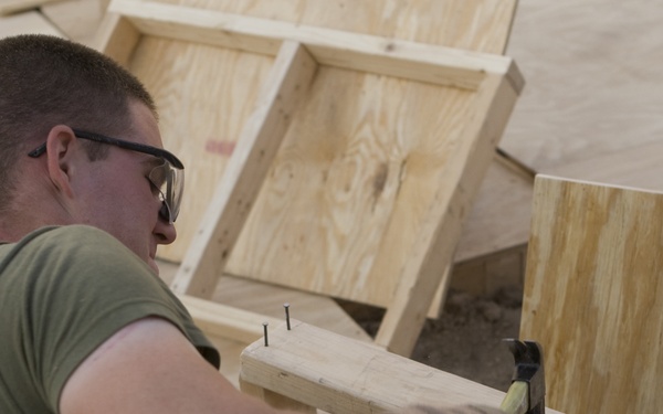 Work at Combat Outpost Iba