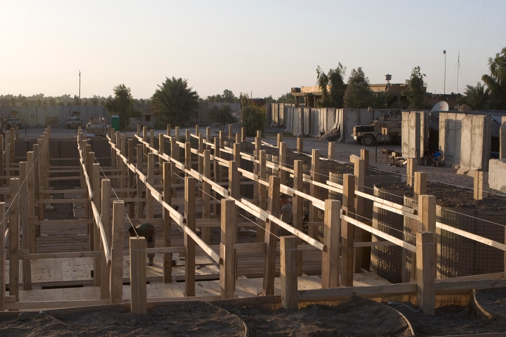 Work at Combat Outpost Iba