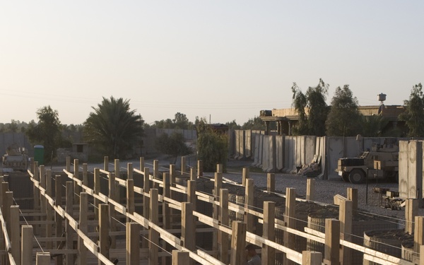 Work at Combat Outpost Iba