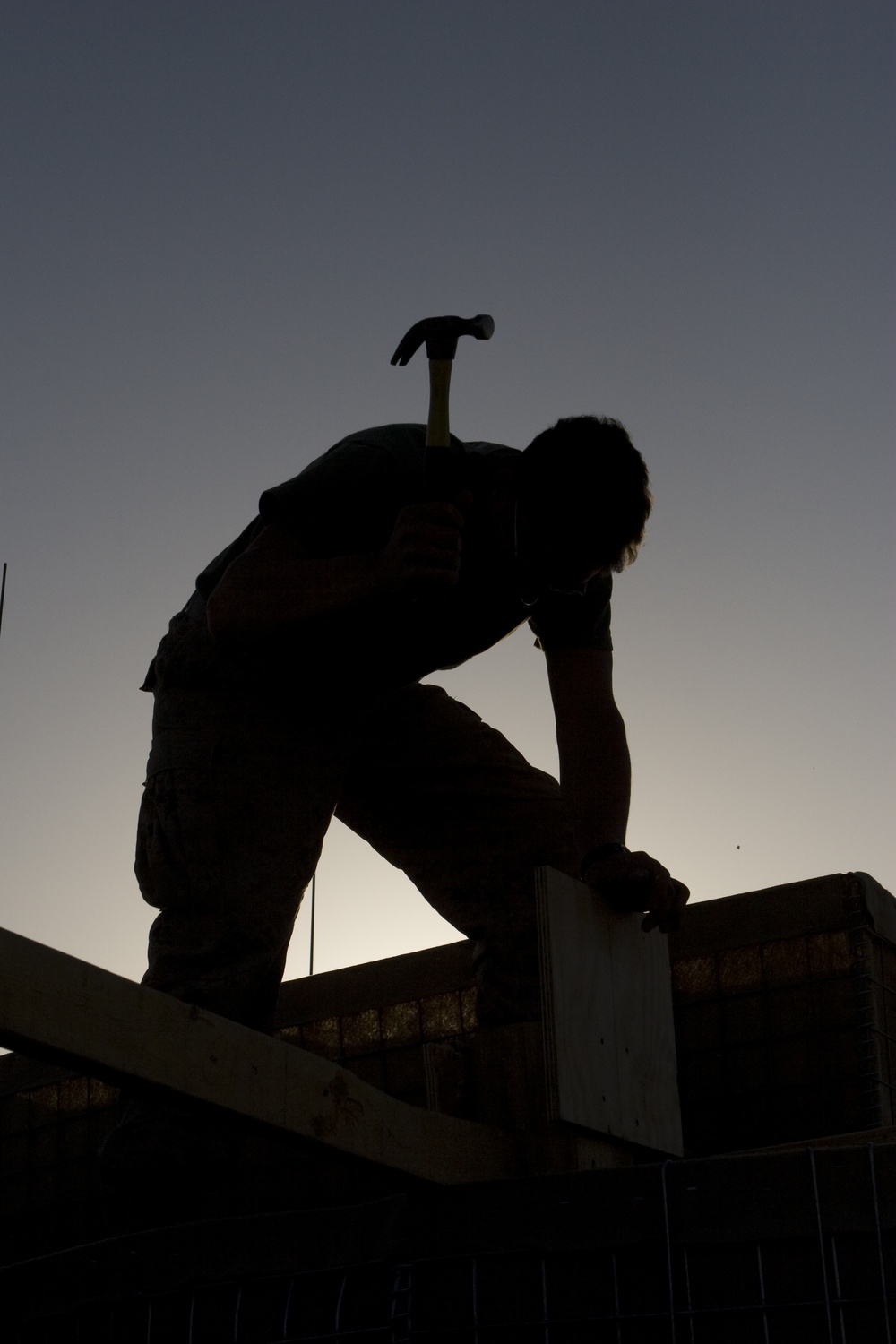 Work at Combat Outpost Iba