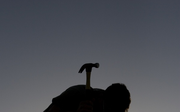 Work at Combat Outpost Iba