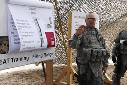 Raiders conduct non-lethal munitions training at Forward Operating Base Falcon