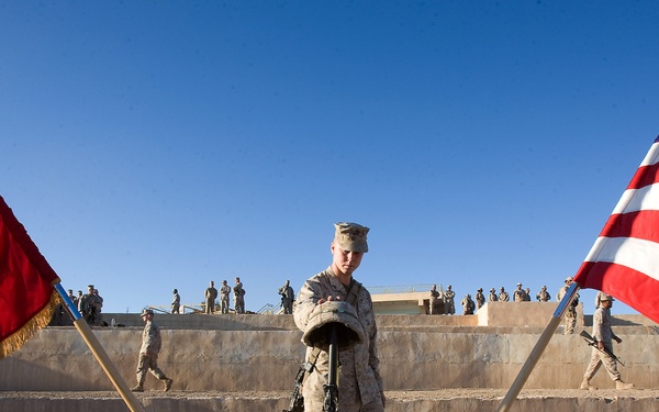 Marines Gather, Pay Respects to Fallen Brother