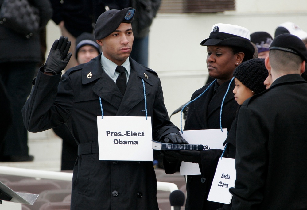 Service members Rehearse 56th Presidential Inauguration