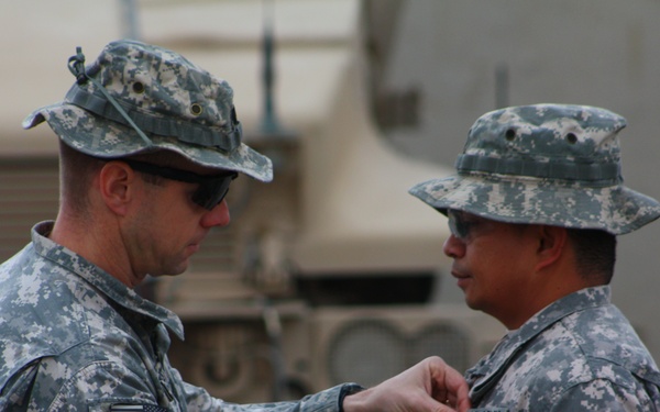 Cacti's Apache Soldiers Say Good-Bye and Good Luck to Executive Officer