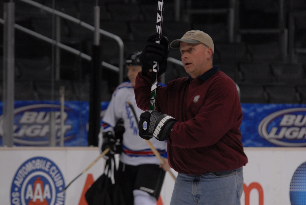 Exhibition hockey game