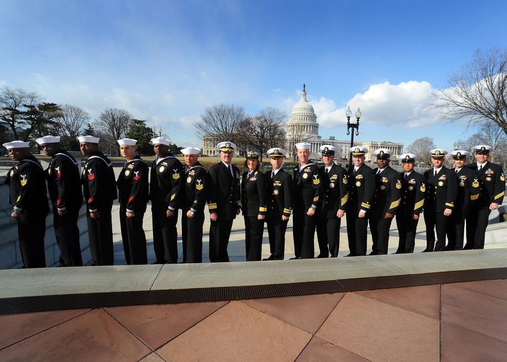 U.S. Navy Ceremonial Guard during the 2008 Recruiters of the Year