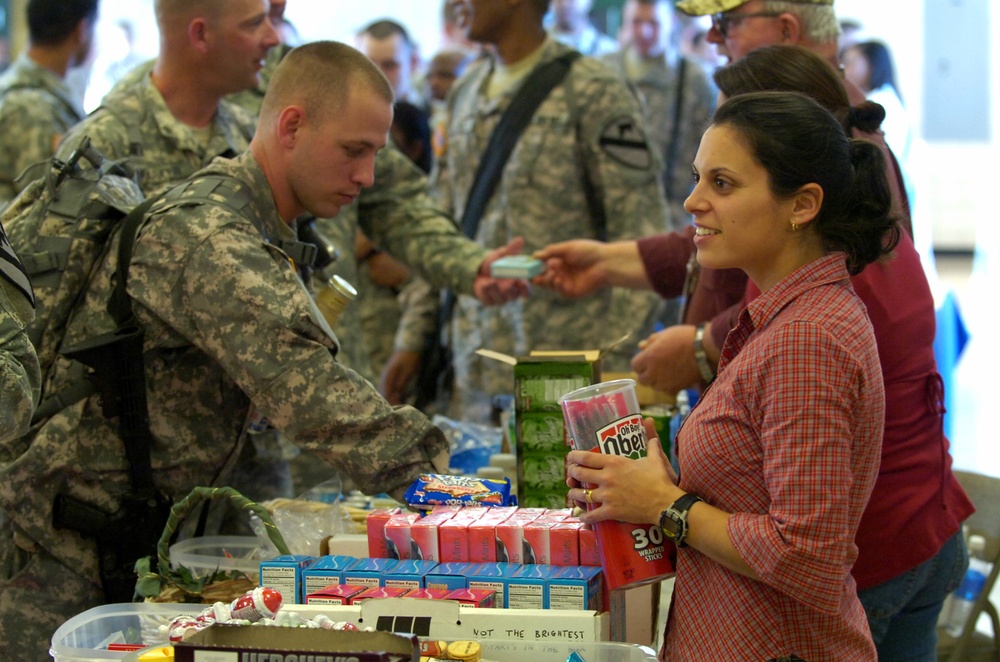 First Team troops head back to Iraq as deployment flights continue