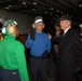 Former First Lady Tours USS George H.W. Bush