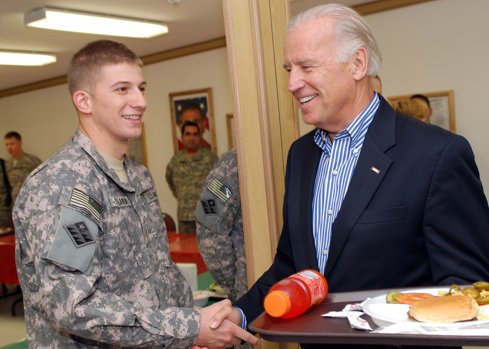 Vice President-elect Biden visits Multi-National Division - Baghdad