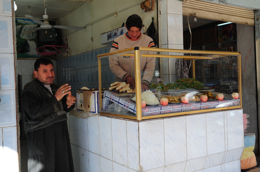 Market patrol in Balad