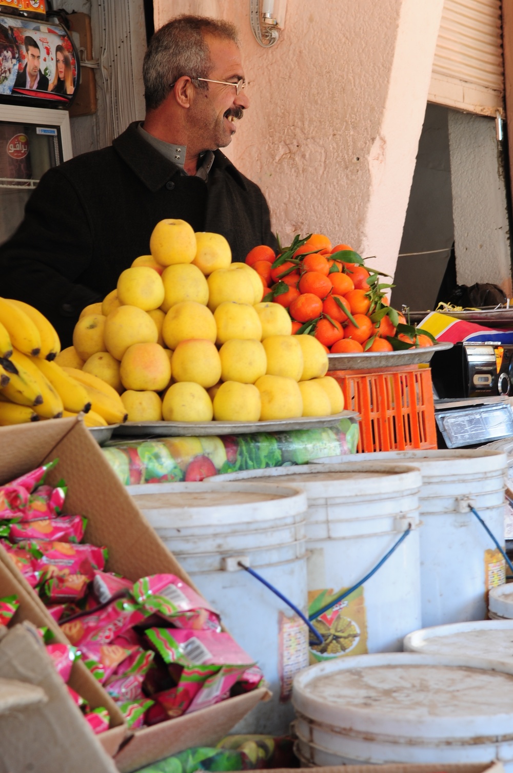 Market patrol in Balad