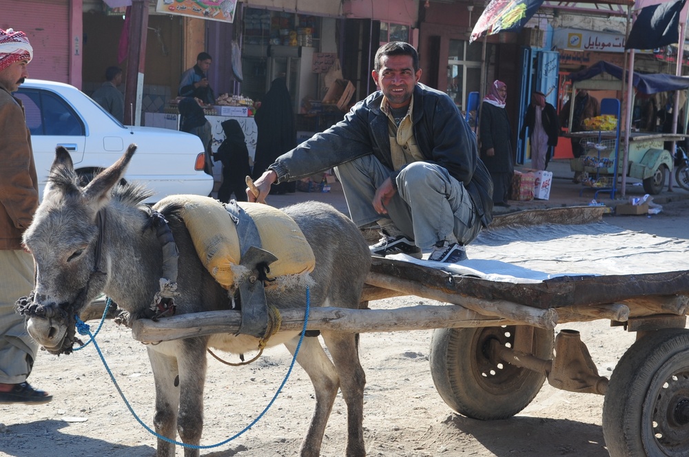 Market patrol in Balad