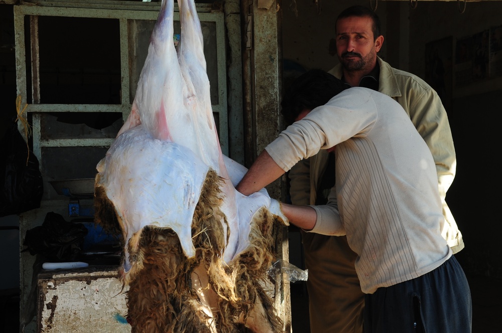 Market patrol in Balad