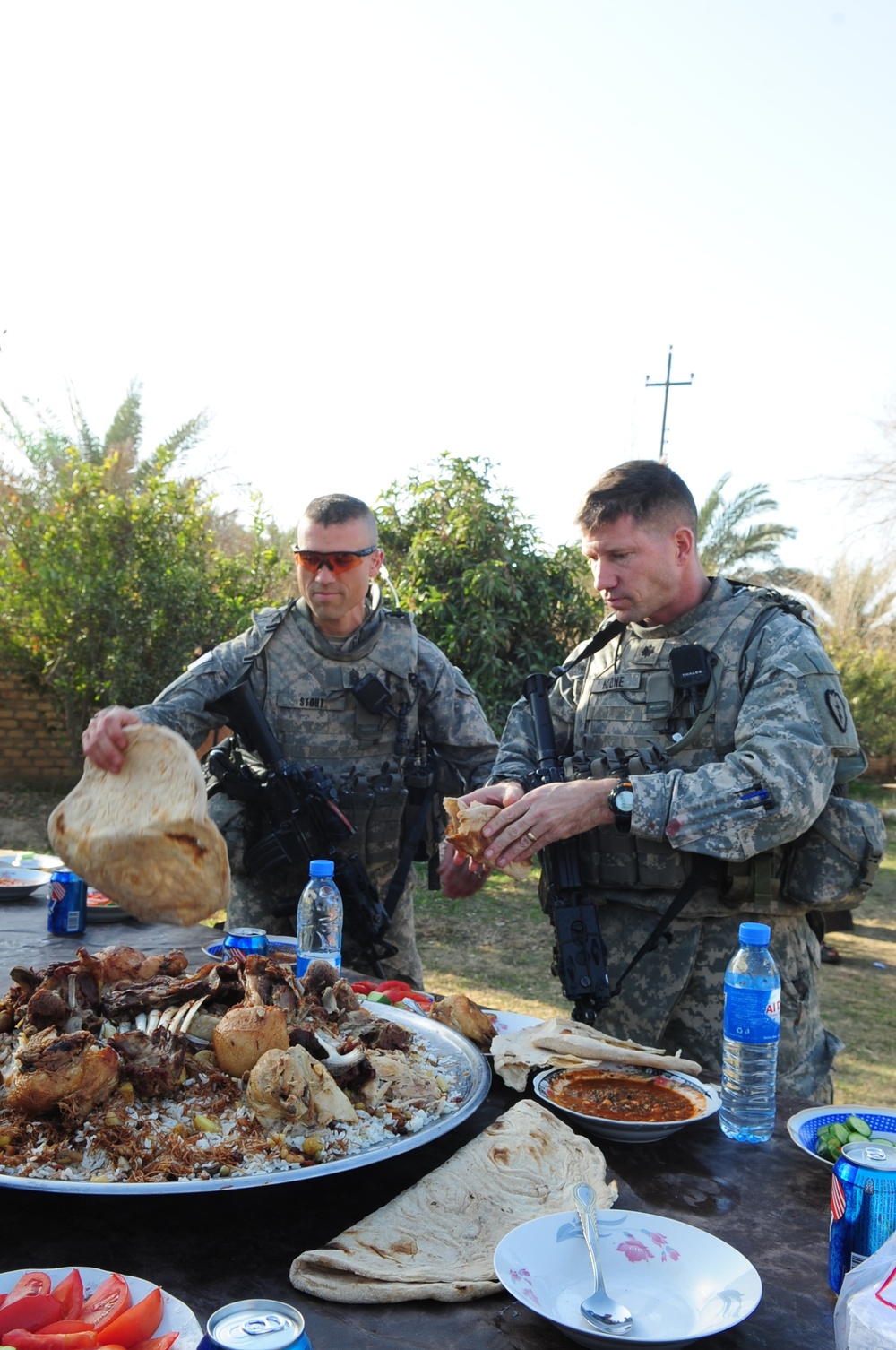 Market patrol in Balad