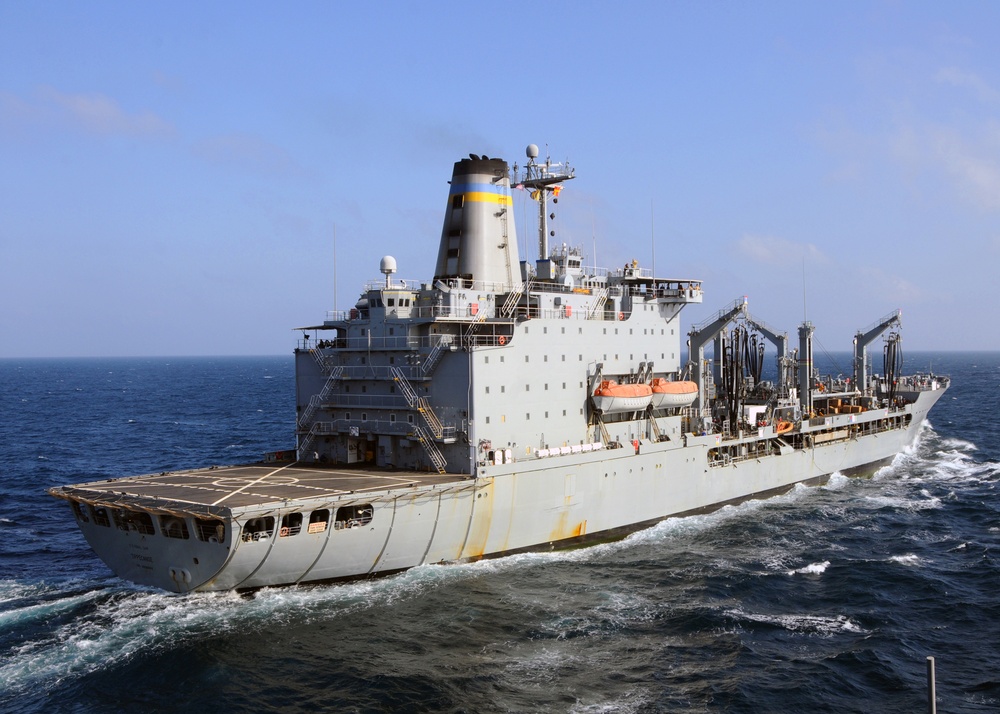 USS Vella Gulf at sea