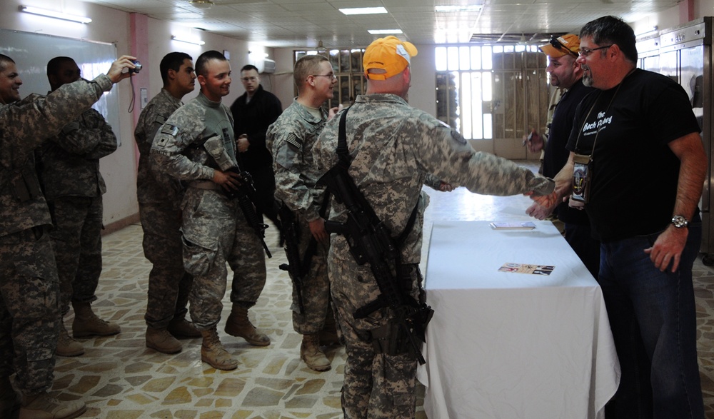 A laughing matter - Comedians bring comic relief to 2nd Combined Arms Battalion, 8th Infantry Regiment Soldiers