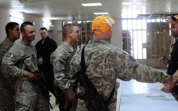 A laughing matter - Comedians bring comic relief to 2nd Combined Arms Battalion, 8th Infantry Regiment Soldiers