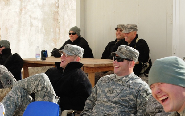 A Laughing Matter - Comedians Bring Comic Relief to 2nd Combined Arms Battalion, 8th Infantry Regiment Soldiers