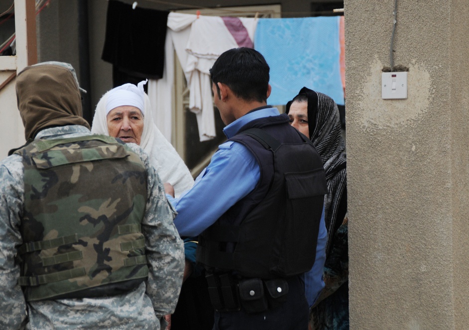 Patrol in Kirkuk, Iraq