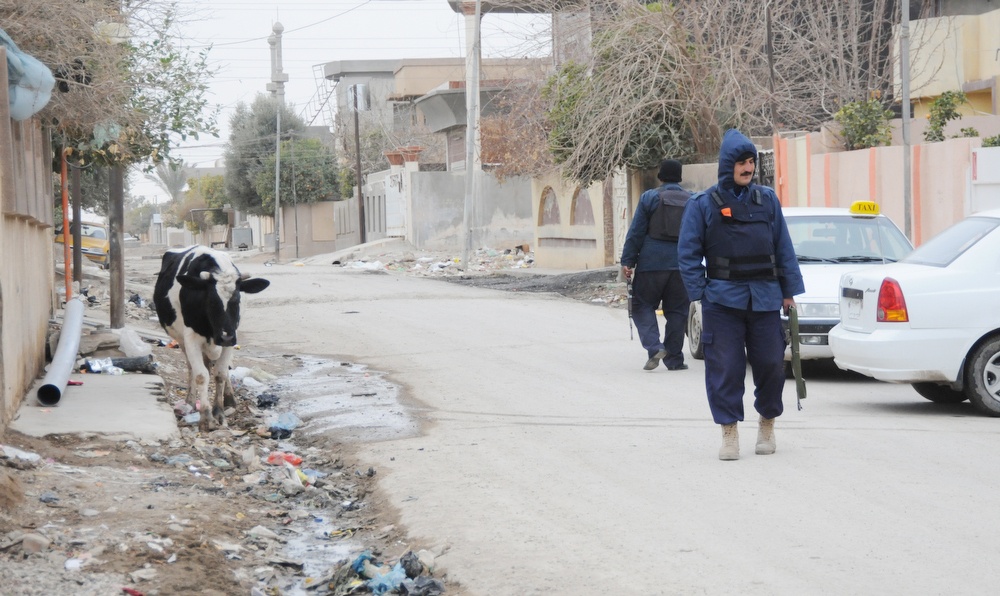 Patrol in Kirkuk, Iraq