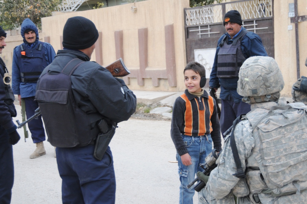 Patrol in Kirkuk, Iraq
