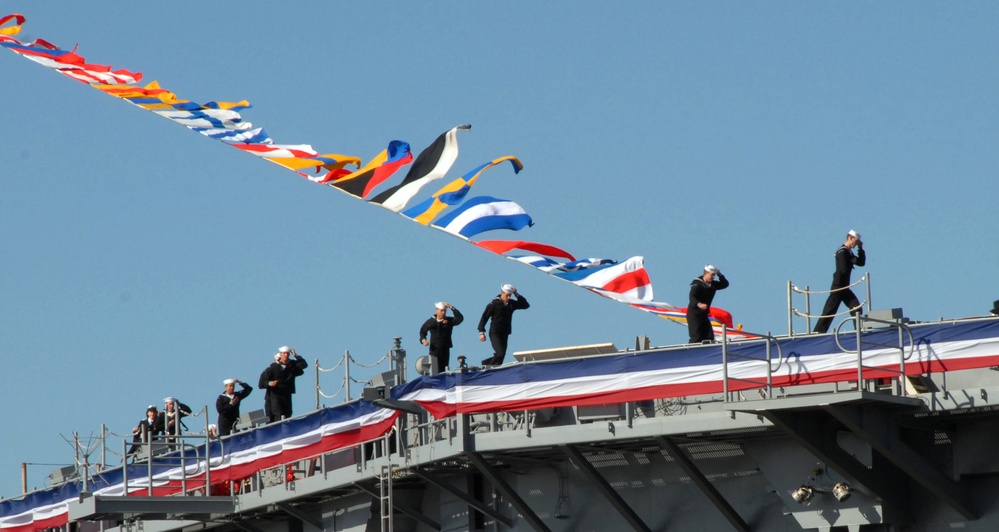 Commissioning Ceremony for USS George H.W. Bush