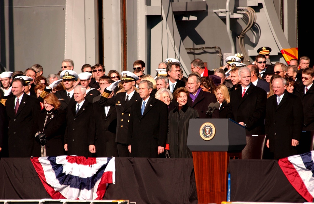 Commissioning Ceremony for USS George H.W. Bush